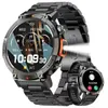 Outdoor Smart Watch Männer mit Taschenlampe Sport Fitness Armband IP68 wasserdichte Blutdruck Smartwatch für Android 240327