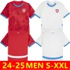 2024 Maillots de football de la République tchèque 24 25 NEDVED NOVOTNY POBORSKY CHYTIL Maillot de football à domicile SCHICK HLOZEK SOUCEK SADILEK LINGR Uniforme de l'équipe nationale des hommes