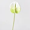 Dekorativa blommor Diy Bouquet Simulation Anthurium Andraeanum Vases Home Decor Artificial Branch