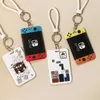 1 Pcs Cute Transparent Lanyard Card Holder Holder Student Credential For Pass Card Credit Card Straps Key Ring Gift I87Q#