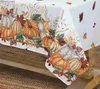 Tavolo panno ringraziamento raccolto autunnale rettangolo del rettangolare cucina decorazione tavolo riutilizzabile decorazione per feste tovaglia impermeabile y240401