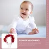 Bandanas Children's Head Flower Hårtillbehör för flickor Pannband Krona spädbarnsband