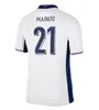 2024 Bellingham Mainoo Toney Englandsフットボールサッカージャージ24 25 Rashford Bellingham Kane Sterling Mount 2025 Grealish Foden Kids Kit Set Tops