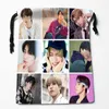 Nya Han Stray Kids DrawString Påsar Tryckta presentpåsar Travel Pouch Storage Clothes Handväska Makeup Bag 18x22cm Drop Ship 0622 Y68F#