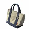 Canvas Tote Bag Handbag Casual Lady Large Capacity Travel Bag Livsmedelspåse Portable Computer Handbag Lunch Hink 90i2#