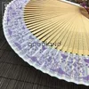 Figurine decorative 10pcs in porcellana blu-blu nocel Nocel Pocchi di bambù Fans Elegant Hand Forniture Beauty Home Decoration