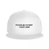 Kapity piłki, proszę, bądź cierpliwy, mam ADHD Hip Hop Hat Trucker Anime Men's Hats Women's