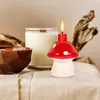 Vaser svamp prydnad bas delikat stativ avsmalnande hållare inomhus ljusstake hantverkshylla keramik skrivbord form dekor vas