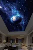 Обои красивое звездное небо потолок настенная живопись гостиная спальня обои домашний декор
