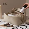 Sacs de rangement Sac cosmétique de luxe Grande capacité Accessoires de voyage multifonctions Lavage Organisateur de salle de bain Maquillage