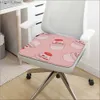 Kudde/dekorativ kudde Kawaii Strawberry Milk Cushion Mat Europeisk stol Mattmatta Sätkudde för matplats hemmakontor inomhus utomhus trädgård Y240401