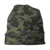 Baretten Groen Camouflage Camo Hoeden Mode Hip Hop Cool Outdoor Mutsen Cap Unisex Mannen Vrouwen Vrouwelijke Winter Lente Warm Gebreide muts voor tweeërlei gebruik