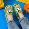 home shoes Summer Children Slippers Cute Dinosaur Rabbit Pattern Sandals For Aged 2-10 Boys Girls Non-slip Bath Flip Flops Home Kids Shoes O7BT Y240409