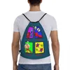 Pikmins Jeux vidéo Cordon Sac à dos Femmes Hommes Sport Gym Sackpack Portable Shop Bag Sack u2F7 #