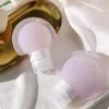 Dozensacz mydła w płynie 3PCS 60 ml silikonowy dozowanie butelki Przenośna szampon szamponowy żel do przechowywania pojemnik na ściskanie rurki do napełniania balsam do napełniania