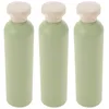 Dispenser di sapone liquido 3 pezzi Flacone sottovuoto Bottiglia di gel doccia Ricarica manuale per bambini o bottiglie di shampoo