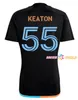 2024 NYCF FC Soccer Jersey Men Major League 24 25 Camisa de futebol Camisa Primária Casa Blue Away Black Talles Magno Fernandez Rodriguez Keaton Futebol Uniformes