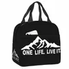 personalizzato One Life Live It Lunch Bag dispositivo di raffreddamento termico isolato Lunch Box per le donne Bambini Scuola Lavoro Picnic Food Tote Borse u8gd #