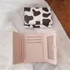 Mulheres novas carteiras FI PU PU CAUTO CATO DE COW CACTO CURTO Damas curtas Multi-Cart Cases Bolsas de moedas estudantes Carteira de dobra tripla fofa f4yn#