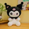 Süße Plüschtiere, kleiner Teufel, dunkle Kuromi-Puppen, Kawaii-Plüschtiere, große Puppe, Cartoon-Stofftier, Kissen, Mädchen, Geschenke für Kinder