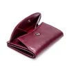 contact's Genuine Leather Wallets for Women Short Fi Women's Purses Handbags Female Bags Card Holder Coin Purses Mey Clip E5Lf#