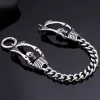 Bracelets Gothic Skull Body Bracelet For Men Biker Jewelry Mens Bracelets On Hand Band Chain Stainless Steel Accessories Wholesale