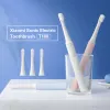 Escova de dentes elétrica xiaomi mijia t100 com mais 3 cabeças de escova sonic 2min timings recarregável escova de dentes branqueamento de dentes