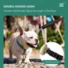 Hundhalsar Nylonträning Leash Nonslip Double -End Traction Rope för -proof Small Medium och Large Dogs Pet Supplies