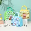 Carto kawaii Réfrigérateur Portable Sac thermique Femmes École pour enfants Thermal Isulater Box Tote Food Small Coloner Sac Pouche N5WK #