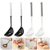 Spoons 4 Pcs Multifunctional Spoon Strainer Filter Slotted Soup Serving Multi-use Cooking Scoop Long Handle Dumpling