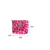 retro Canvas Women's Cosmetic Bag Fi Large Girls Pencil Case Leopard Print Ladies Lipstick Storage Bag Small Wallet Bags J1rP#