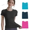 Luu Women'sTシャツ迅速にテック長袖高弾性女性ヨガTシャツ通気性ランニングジムウェアLUトップクイック乾燥シームレスなショートスリーブスポーツサイクリング