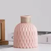 Vaser ananas mönster vas modern anti-fall plast blomma skrivbord ornament vardagsrum