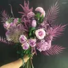 Decorative Flowers Wholesale Faux Flower Wedding Decoration Silk Rose Peonies Artificial Bouquet