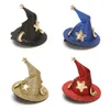 Party Supplies Halloween Barrettes Hairpins Children Side Clip Mini Wizard Hat Hair Head Dress For Cosplay