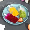 Baking Moulds DIY Mould Ice Cream Molds Summer Tools 4 Popsicle Set Maker With Stick Cover Gadgets Mold