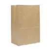 Presentförpackning 50st 18 9 5cm Brown Kraft Paper Bread Bags Cookie Snack Baking Packag Packing Biscuits Food Takeout miljövänlig väska