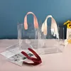 1st PVC Cosmetic Bag stor kapacitet Presentpåse Transparent förvaring Handväska Makeup Bag Dusch Waterproof Travel Storage M4BJ#