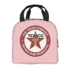 Texaco Yalıtımlı Öğle Yemeği Çantası Kadınlar Taşınabilir Soğutucu Termal Öğle Yemeği Kutusu Açık Cam Seyahat Piknik Yemekleri Ctainer Çantalar I7IC#