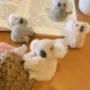 1/4PCS Koala Fluffy Animal Bobby Pin Plush Bear Hair Clips Haarspelden schattige haarslide voor meisjeshoofdkleding Koala Barrettes Accessoires