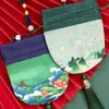 Multifunctionele trekkoord FR Doek Multi Color Tassel Dames Juwelzakje Lege Sachet Purse Pouch Chinese stijl Storingszak G5SA#