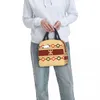 Bolsa de almuerzo aislada de símbolos de berebere de Amazigh para mujeres Tifinagh Cooler Termal Cooler Comida Lunch Box Bolsas de picnic J2yn#