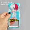 1 Stel anime card cases kaart lanyard sleutel lanyard cosplay badge id kaarten houders nekbanden sleutelhangers mijn helden academie v1ms##