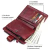 Kavis Luxury Brand Genuine Leather Women Women Wallet Lady Lady Small Walet Portomee for Girls Mini Pocket Pocker Holder Coin Purse Z3CT#