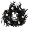 Decorative Flowers Gothic Halloween Decor Pumpkin Wreath Garland