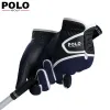 Luvas 1 par homens antiderrapante grânulos luvas de golfe masculino quente velo luvas inverno tela toque luvas de golfe mão cheia esportes handcover