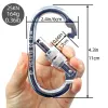 Accessoires Steell Carabiner Yoga Accessoires 25kn Master Lock D Buckle Climb Lock Carabiner Klettern Schnalle Ausrüstung Outdoor