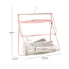 Förvaringspåsar 1pc vattentät badväska pvc hem badrum transparent hängande återanvändbar vägg 45x37.5x17cm