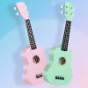 Guitar Wooden Ukulele 21 Inch Children'S Small Guitar MultiColor Creative Children'S Girls Hot Sale 2022 New MultiFunction