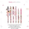 FLORTTE MIKKO Co Branded Kleur Waterdichte Eyeliner Pen Eyeliner Vloeibare Pen 10 Kleuren 0.5 ml Schoonheid Cosmetische 240325